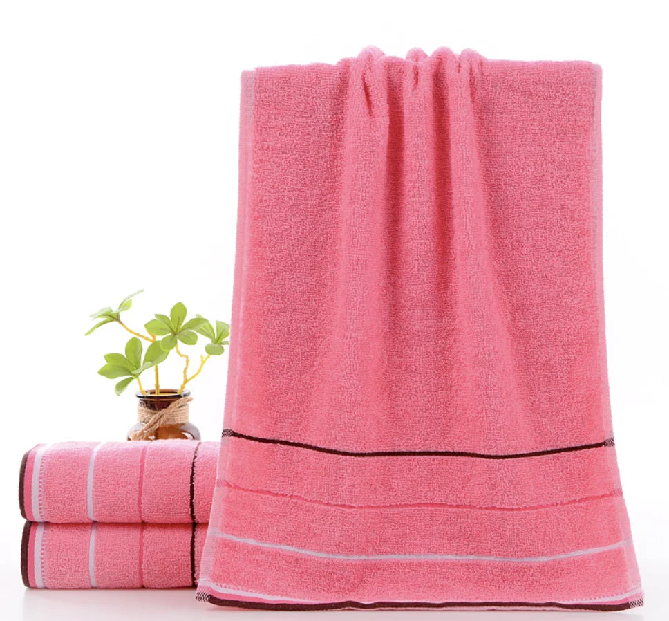 1 Pc Thickened Absorbent Bath Towel Soft Face Towel for Home