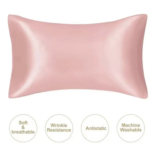 1pcs Pillowcase Pillow Cover Silky Satin Hair Beauty Pillow Case Comfortable Pillow Case Home Decor